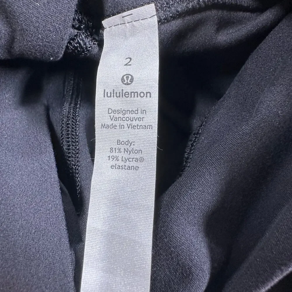 Lululemon Align Jogger Black Women's Size 2 W5BPXS Excellent Used Condition